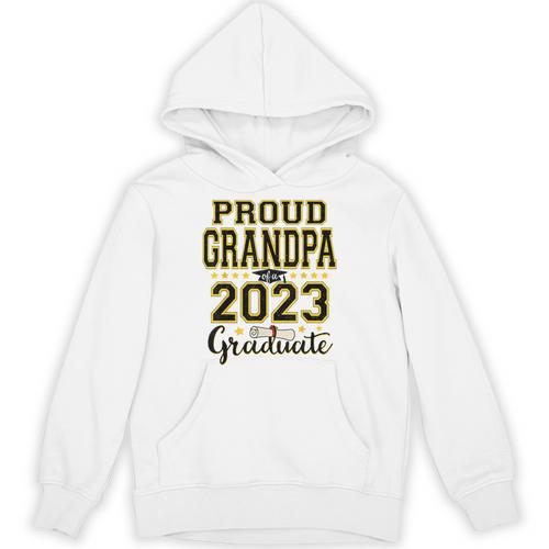 Proud Grandpa Of A 2023 Graduate Graduation Unisex Hoodie - Best Gift Smart