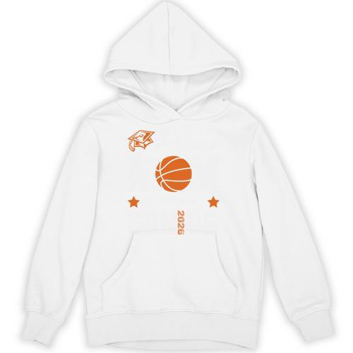 Proud Mom Of a Basketball Senior Class Of 2026 Graduation Unisex Hoodie - Best Gift Smart