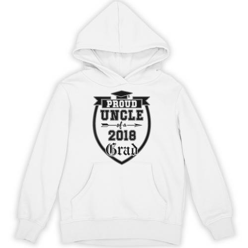 Proud Uncle Of a 2018 Grad Graduation Family Unisex Hoodie - Best Gift Smart