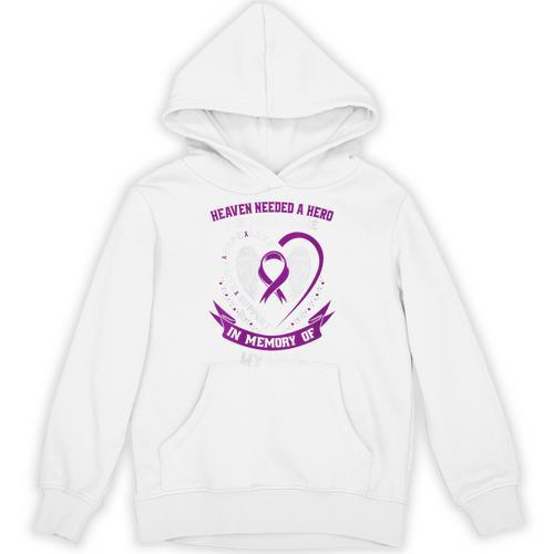 Purple Epilepsy Awareness Day Month In Memory Of Wife Unisex Hoodie - Easessy