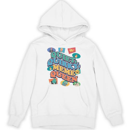 Quiet Quirky Meme Queen Introvert Anti People Meme Lovers Unisex Hoodie - Raresse