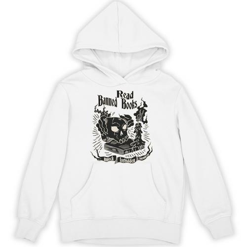 Read Banned Books Unlock Forbidden Knowledge Unisex Hoodie - Bookorys