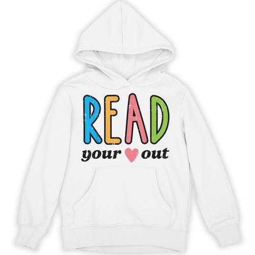 Read Your Heart Read Reading Librarian Book Across America Unisex Hoodie - Bookorys
