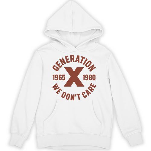 Retro Gen X 1965-1980 Sarcastic Nostalgia Graphic Premium Tri-Blend Unisex Hoodie - Figerry