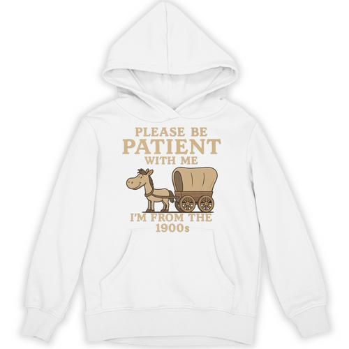 Retro Please Be Patient With Me I'm From The 1900s Vintage Premium Unisex Hoodie - Figerry