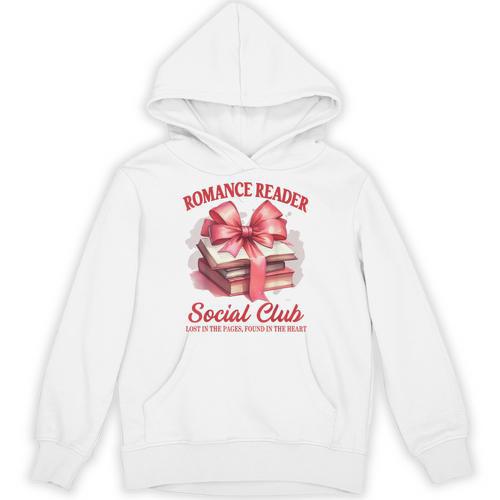 Romance Book Reading Bookish Romance Reader Social Club Unisex Hoodie - Bookorys DE