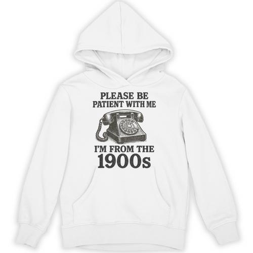 Sarcastic Please Be Patient I'm From The 1900s Premium Tri-Blend Unisex Hoodie - Figerry