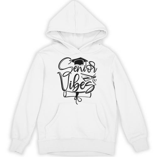 That Says Senior Vibes Graduation Diploma School Spirit Unisex Hoodie - Best Gift Smart