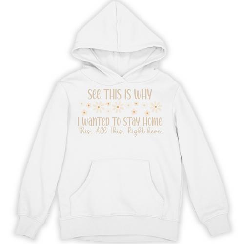 See This Is Why I Wanted To Stay Home Introvert Joke Unisex Hoodie - Raresse