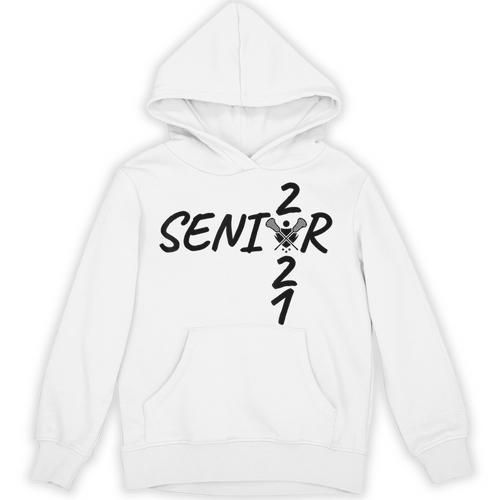 Senior 2021 Lacrosse Sticks And Ball Graduation Unisex Hoodie - Best Gift Smart