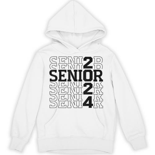 Senior 2024 Class Of 2024 Graduation 2024 Women Boy Girl Unisex Hoodie - Best Gift Smart
