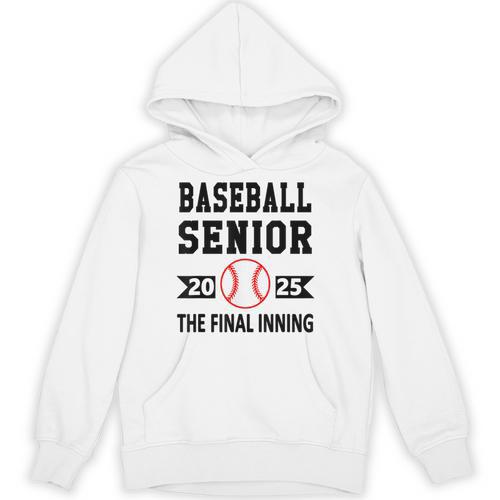 Senior Class Of 2025 Baseball Senior Night Graduation Party Unisex Hoodie - Best Gift Smart