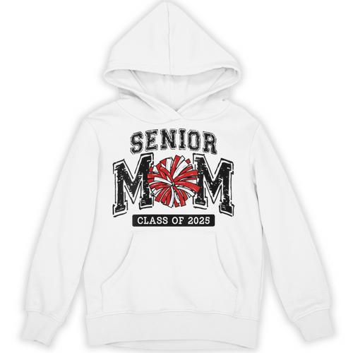 Senior Mom 2025 Cheer Mama Class Of 2025 Graduation Unisex Hoodie - Best Gift Smart