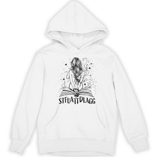 Sexy STFUATTDLAGG Hot Woman Reading Spicy Good Book Love Unisex Hoodie - Bookorys