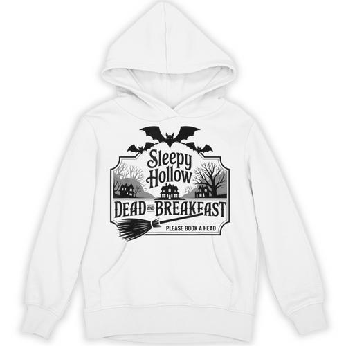 Sleepy Hollow Dead And Breakfast Please Book A Head Unisex Hoodie - Bookorys DE