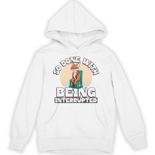 So Done With Being Interrupted Sick And Tired Introvert Premium Tri-Blend Unisex Hoodie - Raresse