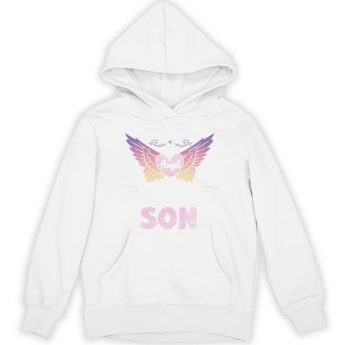 Son Angel In My Memory Cute Family Remembrance Match Unisex Hoodie - Easessy