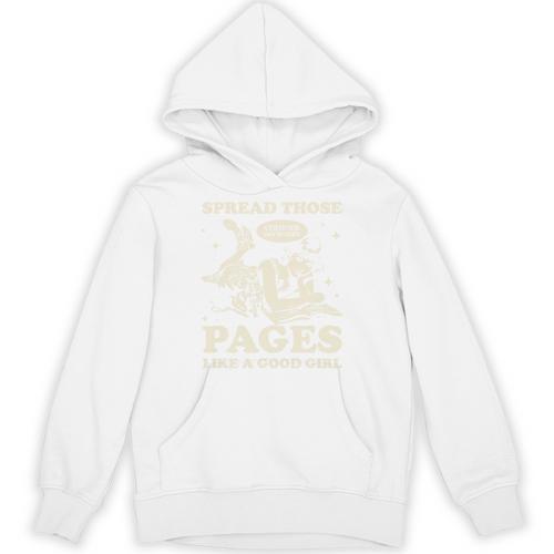 Spread Those Pages Like A Good Girl Shirt Smutty Spicy Book Premium Tri-Blend Unisex Hoodie - Bookorys