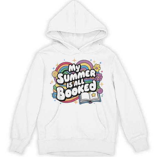 My Summer Is All Booked Book Reading Summer Reading For Men Women Unisex Hoodie - Bookorys UK