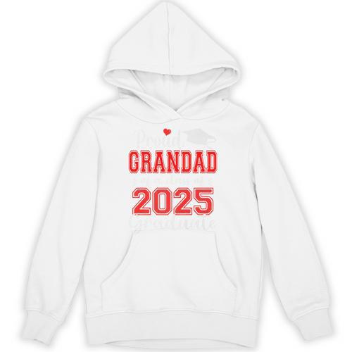 Super Proud Grandad Of 2025 Graduate Graduation Family Premium Unisex Hoodie - Best Gift Smart