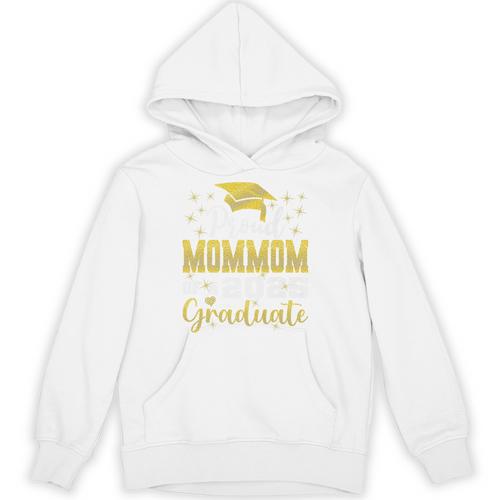 Super Proud Mommom Of 2025 Graduate Senior Graduation Family Premium Unisex Hoodie - Best Gift Smart
