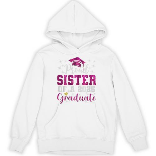 Super Proud Sister Of 2025 Graduate Senior Graduation Family Premium Tri-Blend Unisex Hoodie - Best Gift Smart