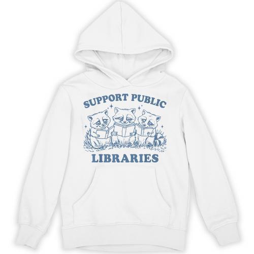 Support Your Local Library Read Banned Books Librarian Unisex Hoodie - Bookorys