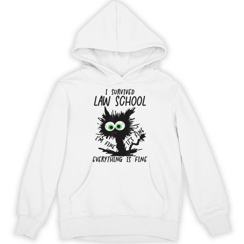 I Survived Law School Graduation 2025 2026 Unisex Hoodie - Best Gift Smart