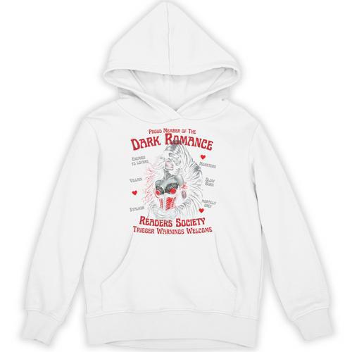 Trigger Warning Book Lover Dark Romance Smut Reader Unisex Hoodie - Bookorys