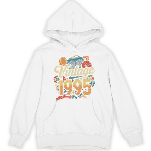 Vintage 1995 Retro Classic 90s Nostalgia Throwback Vibe Unisex Hoodie - Figerry