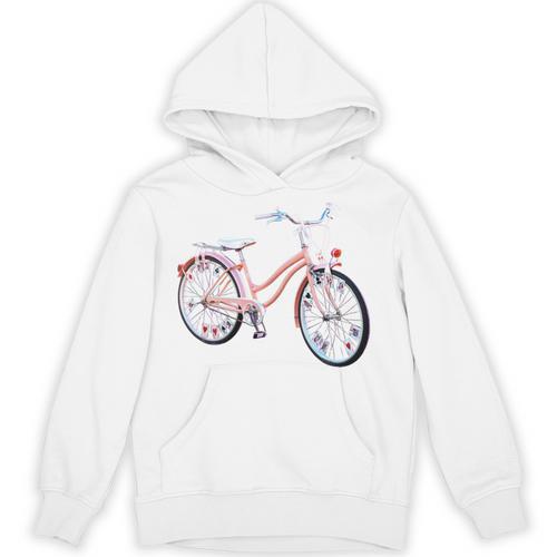 Vintage Bicycle With Playing Cards Nostalgia Premium Tri-Blend Unisex Hoodie - Figerry