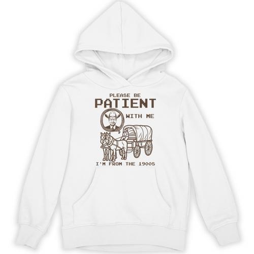 Vintage Biden Please Be Patient With Me I'm From The 1900s Unisex Hoodie - Figerry