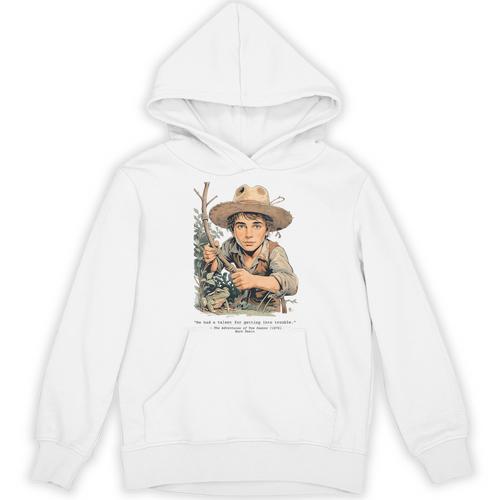 Vintage Children's Books The Adventures Of Tom Sawyer 1876 Unisex Hoodie - Bookorys
