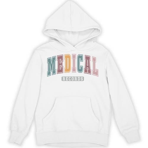 Vintage Medical Records Clerk Director Nursing Graduation Unisex Hoodie - Best Gift Smart
