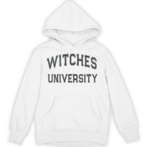 Vintage Stay Away From Me WITCHES UNIVERSITY Introvert Unisex Hoodie - Raresse