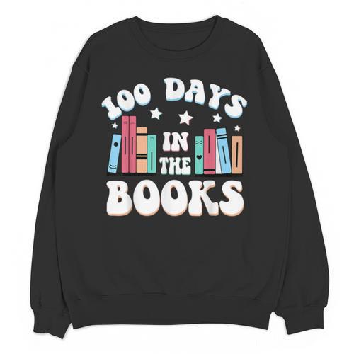 100 Days In The Books School Reading Celebration Unisex Sweatshirt - Bookorys