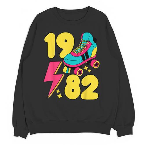 1982 Retro Raised In The 80s Old School Nostalgia Vibes Unisex Sweatshirt - Figerry
