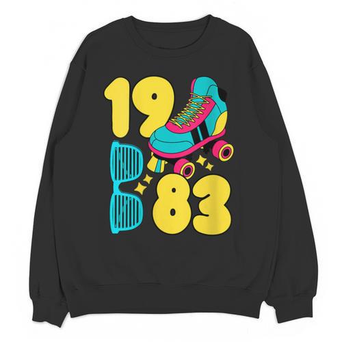 1983 Retro Raised In The 80s Old School Nostalgia Vibes Unisex Sweatshirt - Figerry