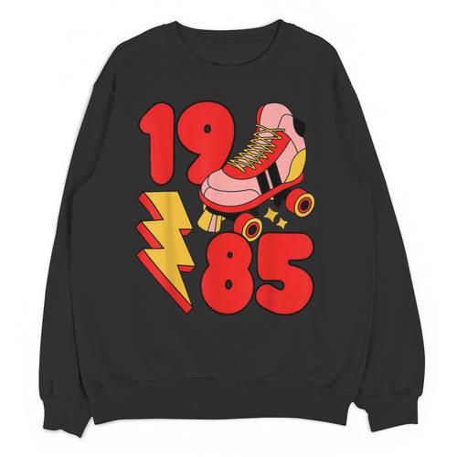 1985 Retro Roller Skate Vintage 80s Nostalgia Collector Unisex Sweatshirt - Figerry