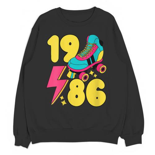 1986 Retro Raised In The 80s Old School Nostalgia Vibes Unisex Sweatshirt - Figerry
