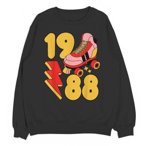 1988 Retro Roller Skate Vintage 80s Nostalgia Collector Unisex Sweatshirt - Figerry