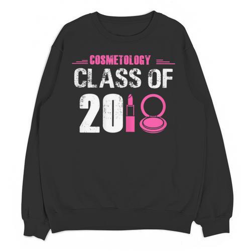 2018 Cosmetology Graduation Shirt Makeup Artist Unisex Sweatshirt - Best Gift Smart