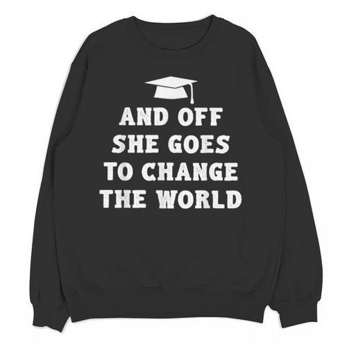 2019 Inspirational Graduation For Her Unisex Sweatshirt - Best Gift Smart