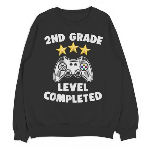 2nd Grade Graduation Video Gamer Tee Unisex Sweatshirt - Best Gift Smart