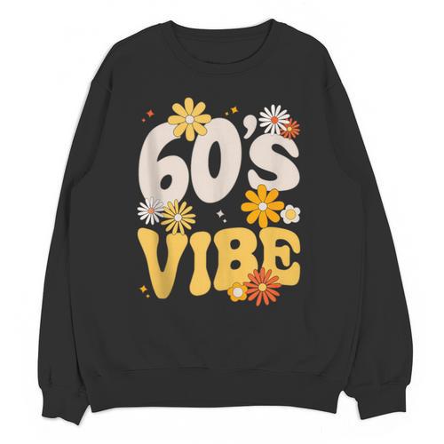 60's Vibe Vintage Nostalgia Mixtape Era 1960s Party Groovy Unisex Sweatshirt - Figerry