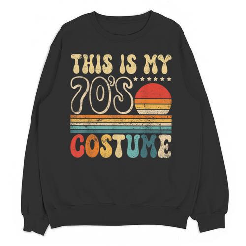 This Is My 70s Costume Vintage Nostalgia Mixtape 1970s Party Unisex Sweatshirt - Figerry
