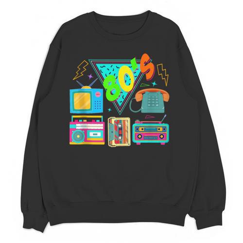 80's Vintage Cassette Tape Nostalgia Mixtape Era 1980s Retro Unisex Sweatshirt - Figerry