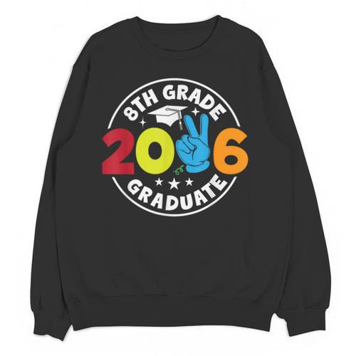 8th Grade 2026 Graduate School Senior Year Graduation Day Unisex Sweatshirt - Best Gift Smart