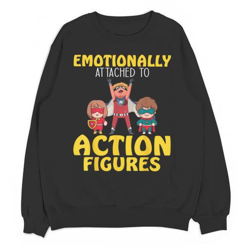 Action Figure Collector Comic Books Unisex Sweatshirt - Bookorys AU