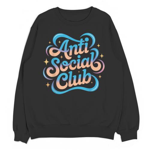 Anti-Social Club Introvert Humor Unisex Sweatshirt - Raresse